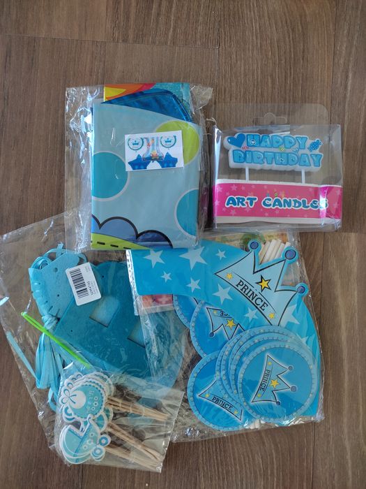 Conjunto pack festa bebe decoração 1 ano
