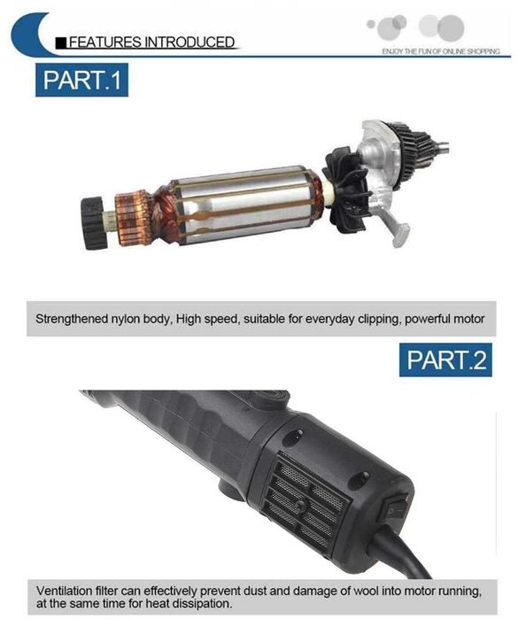 Sinbide Elektryczna maszynka do strzyżenia owiec, 690 W