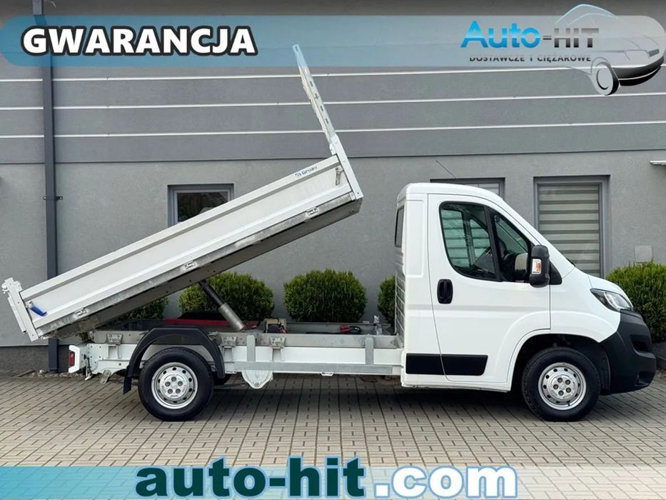 Peugeot Boxer  Wywrotka 3,20m Klima 130KM Hak:2.5t Ład:1313kg *85.100km Gwarancja