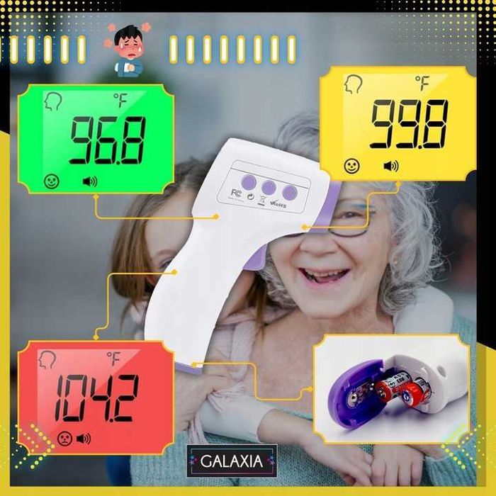 TERMOMETR BEZDOTYKOWY MEDYCZNY Elektroniczny Na Podczerwień Dla Dzieci