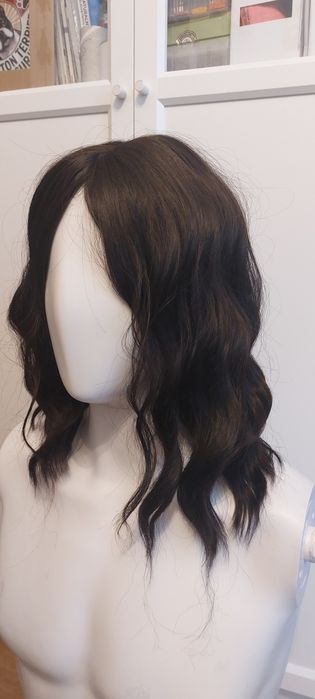 Peruka nowa ciemny brąz