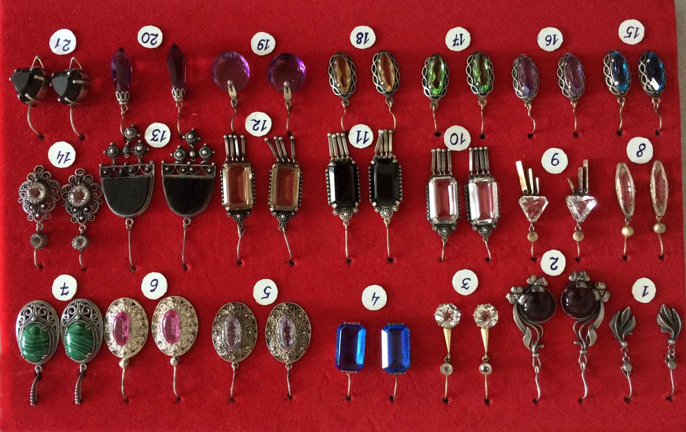 Серьги Серебро 875 916 пр СССР Серебряные серьги