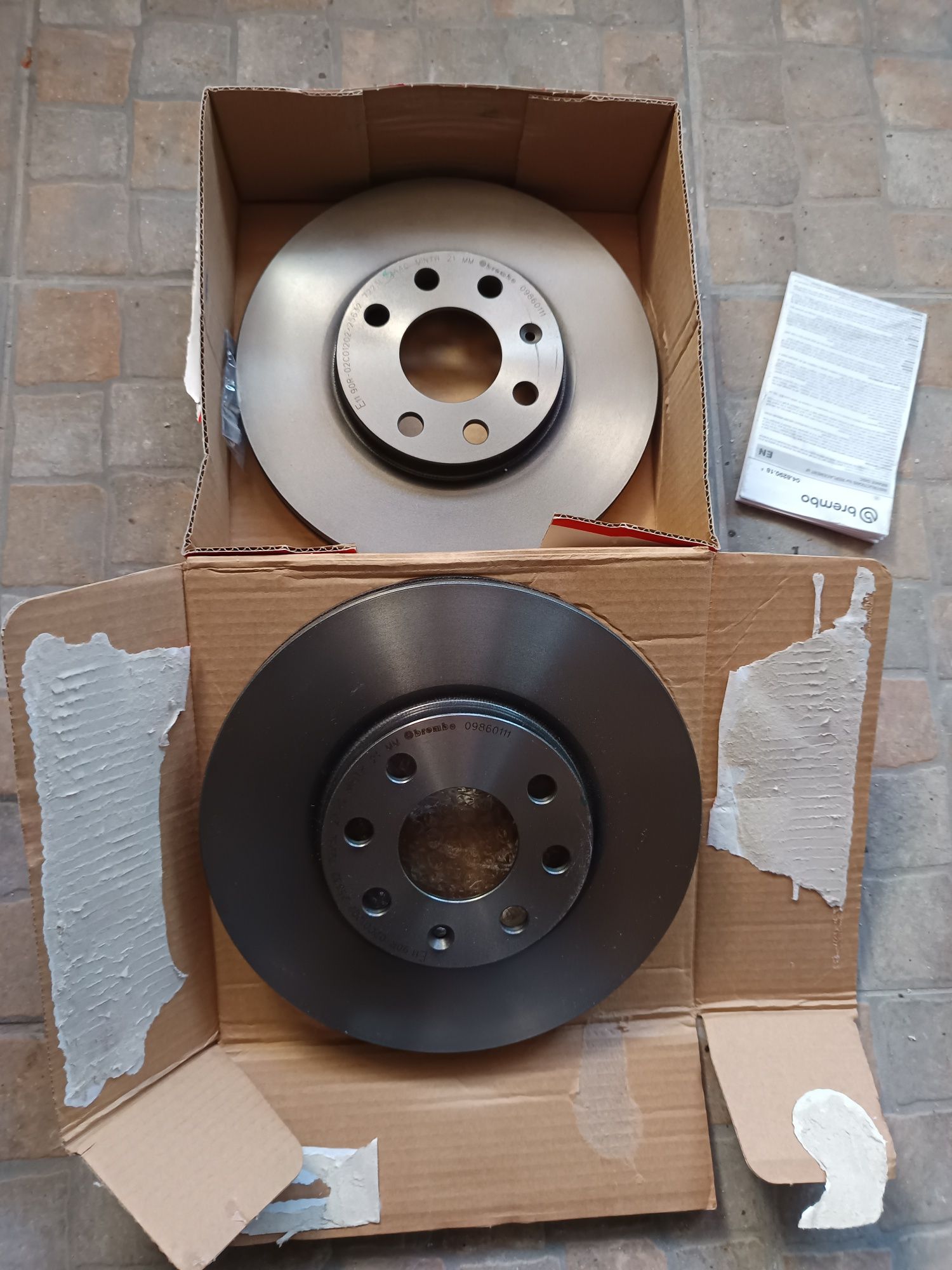 Pastilhas e discos brembo