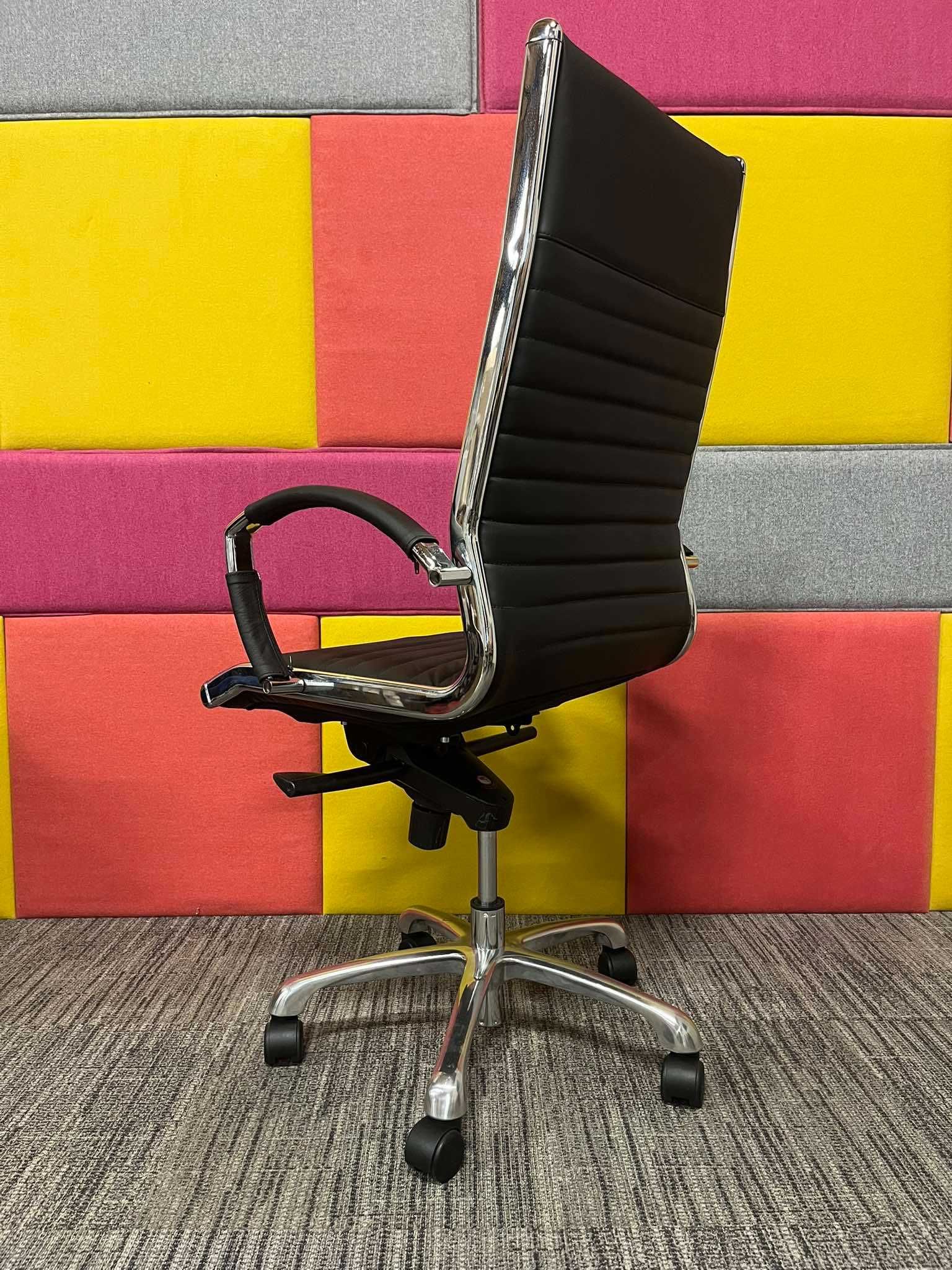 NOWY Fotel biurowy obrotowy HJH Office Parma 20 skórzany okazja!