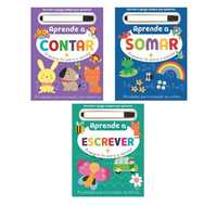 Prepara-te Para a Escola! Aprende a Escrever/ Somar/ Contar - Desde 5€