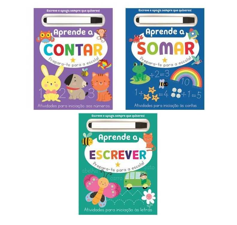 Prepara-te Para a Escola! Aprende a Escrever/ Somar/ Contar
