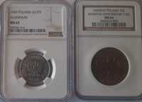 Dwie monety PRL w gradingu NGC
