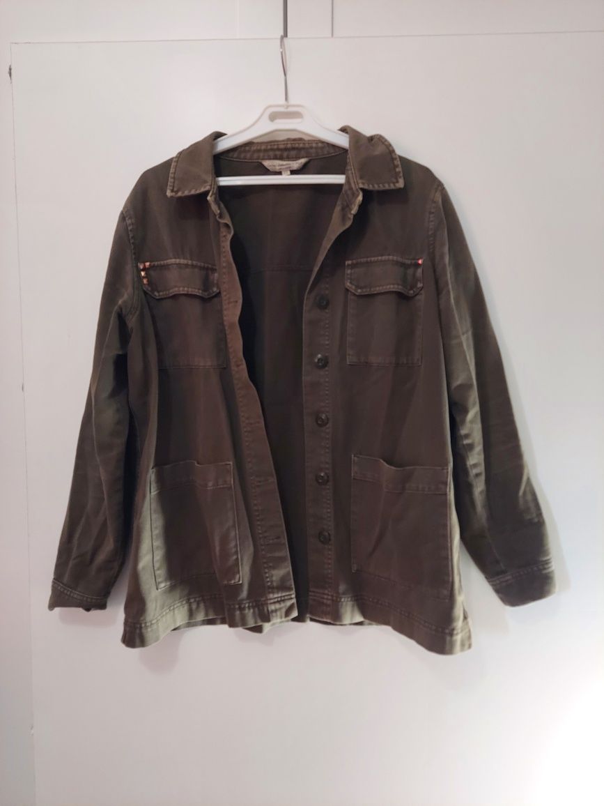 Kurtka/narzutka zielona khaki F&F rozmiar EU 44 plus size
