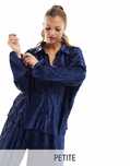 Only 42 Xl Granatowa Koszula Stylowa R11482