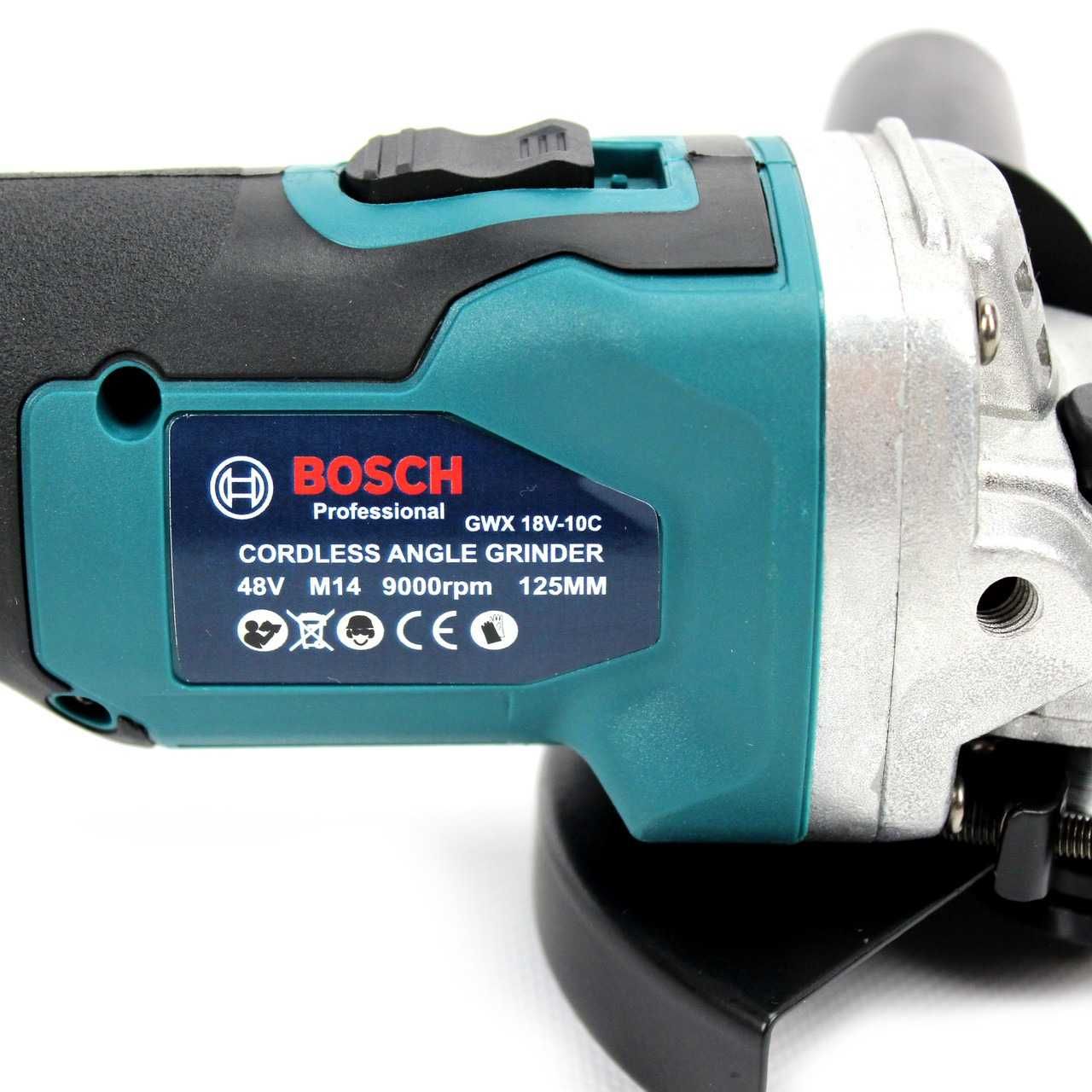 АКБ шліфмашина Bosch GWX 48V-10C ( 48V, Ø125 мм). Бош