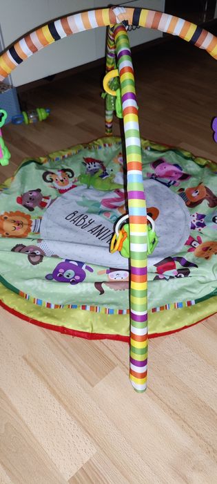 Развивающий коврик zoo family baby animals