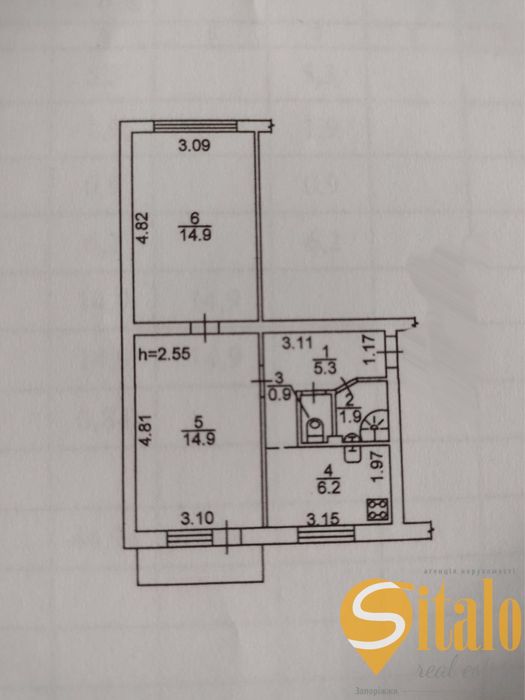 Продаж 2к.кв. по вул. Пархоменко