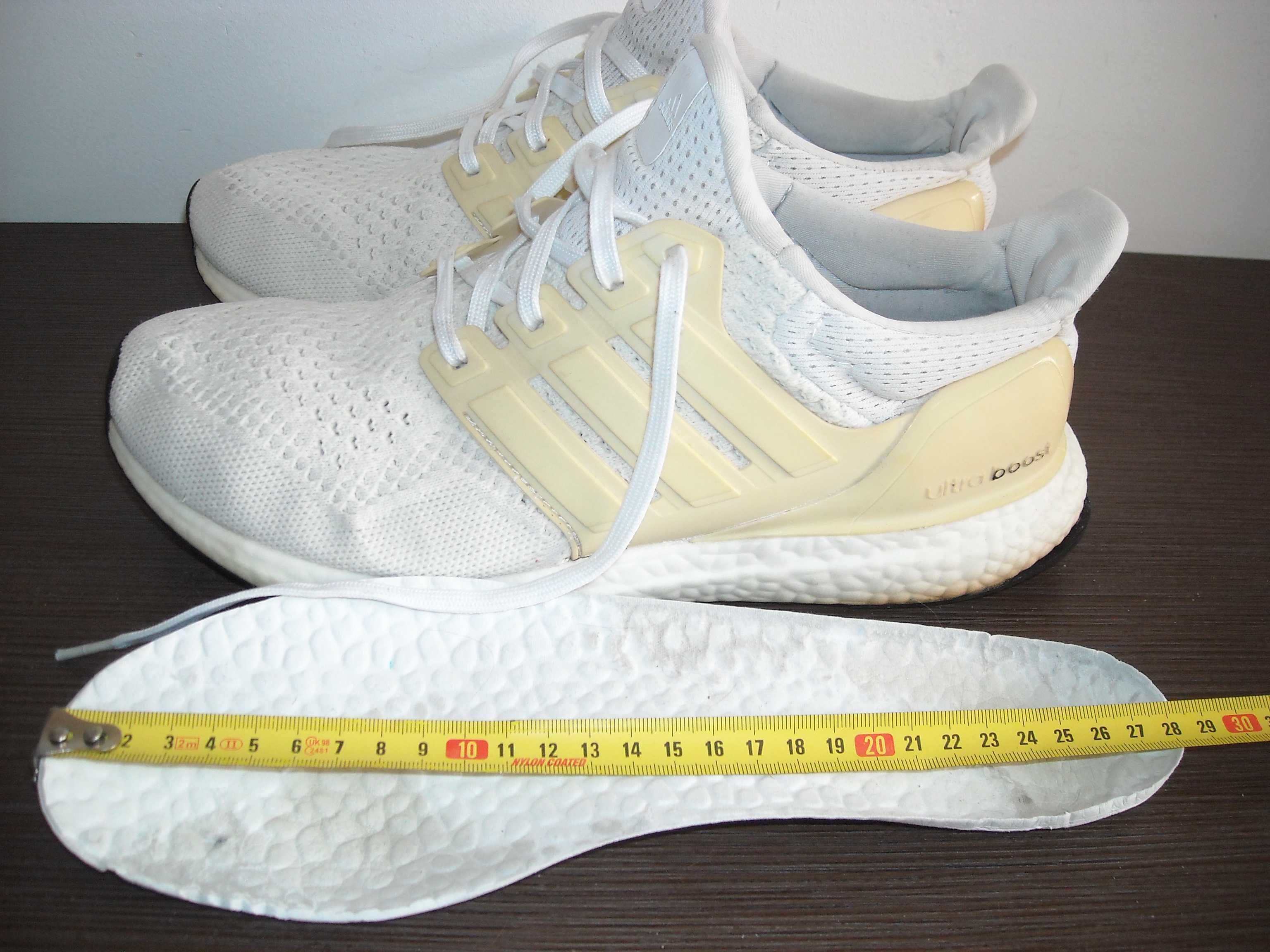 Buty Adidas Ultra Boost 1.0 ‘Triple White. Rozm. 43 1/3- 27,5