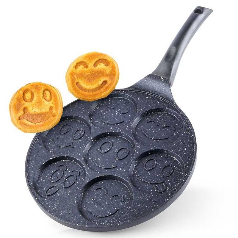 PATELNIA DO PANCAKE Naleśniki Jajka Placki EMOTIKONY Na Kuchenkę 27cm
