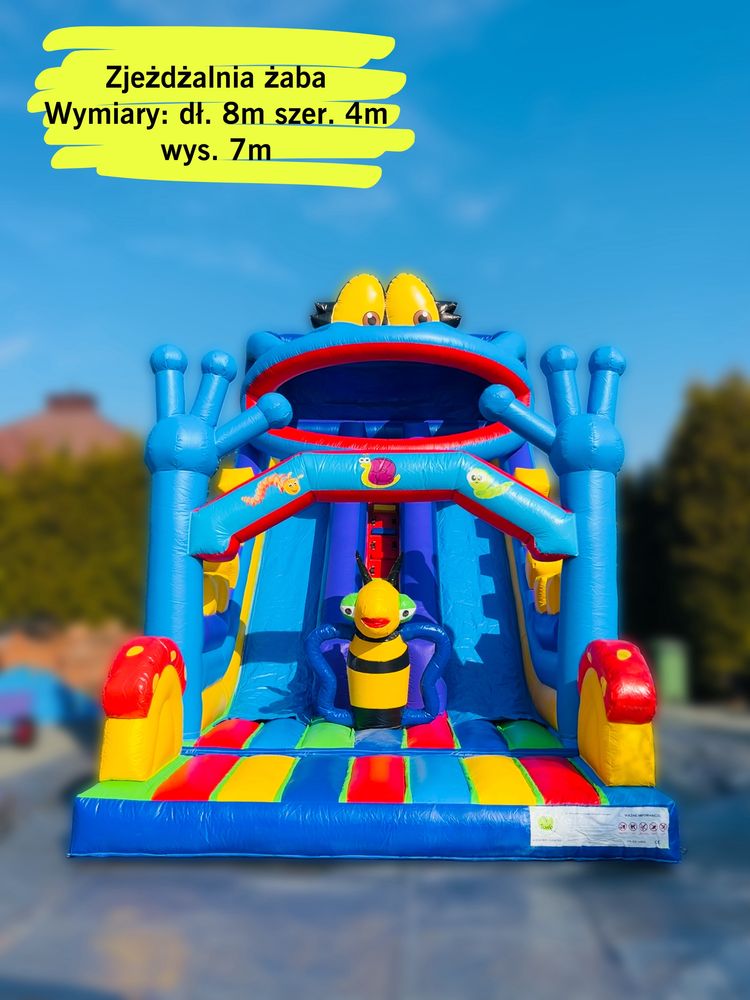 Dmuchańce dmuchaniec zjeżdżalnia dmuchana wynajem dmuchancow