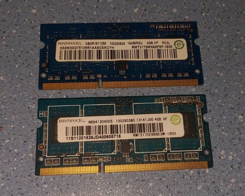 Прода память для ноутбука DDR3 2X4GB