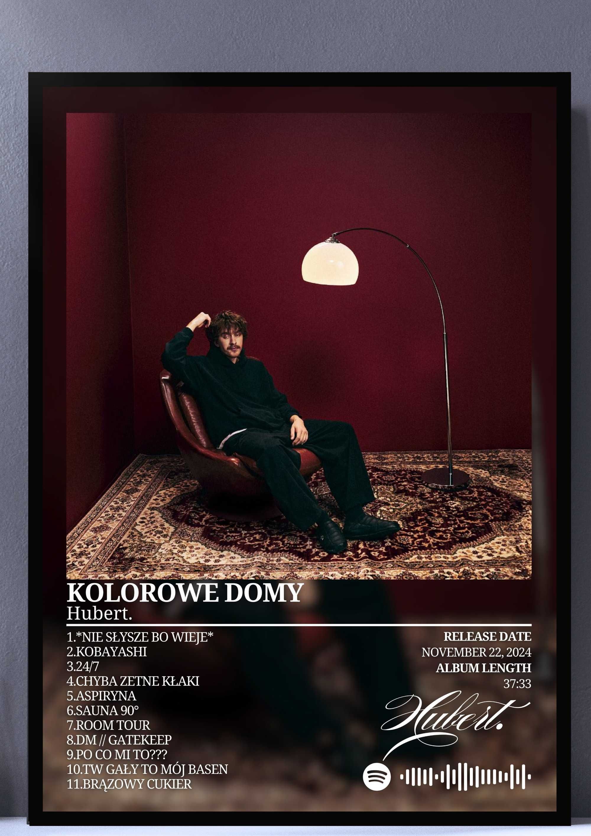 Hubert. Kolorowe domy wizuale album kolekcjonerski w ramce a3