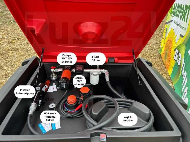 Zbiornik MOBILNY 980 litrów do paliwa ON transportowy dostawa