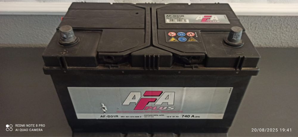 Bateria  Carro 12V 91Ah