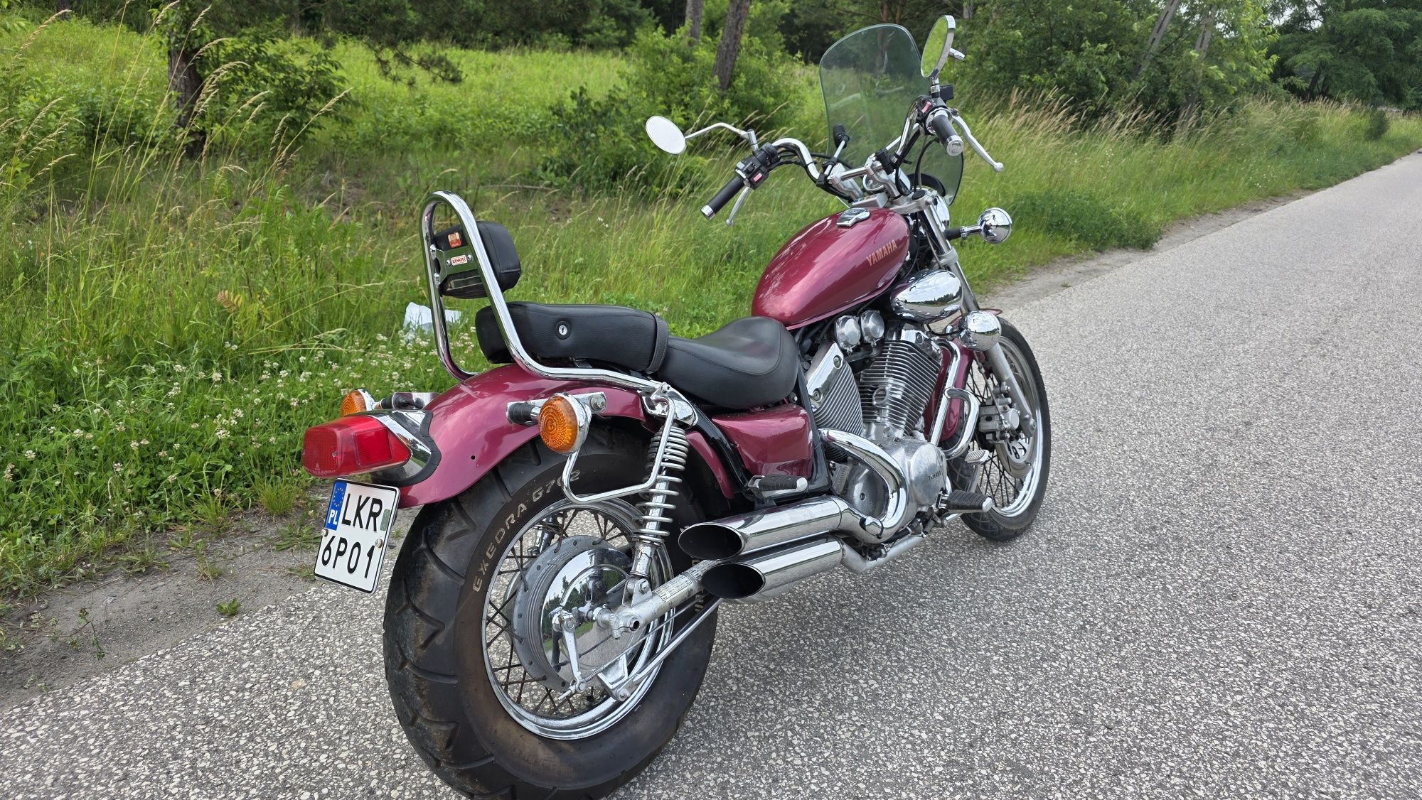 Yamaha virago virage 535 zarejestrowany w Polsce transport zamiana mz