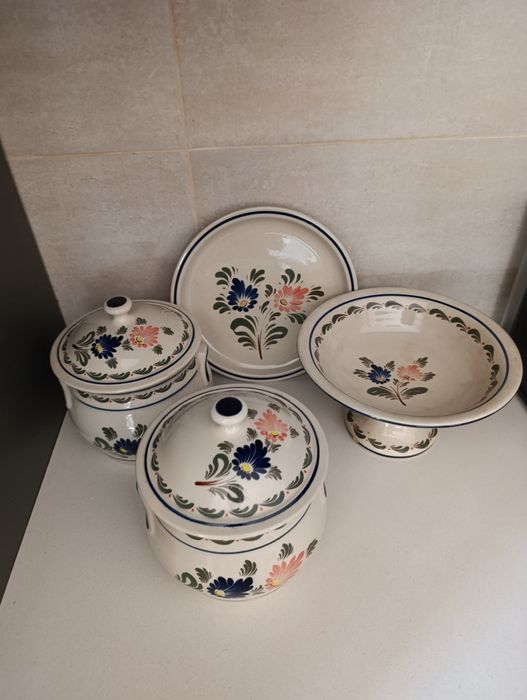 Conjunto louça decorativa de cozinha