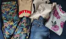 Paczka: Bluzy,,Reserved,L.Tosca+Monnari+jeansy,,Rainbow,Aeropostale/38