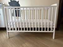 Łóżeczko 120/60 cm wraz z kamerką nianią
