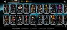 Продам акаунт Mortal Kombat mobile для Android