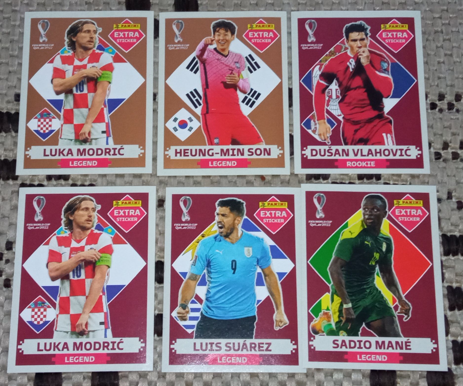 Extra Sticker Panini - 6 naklejek