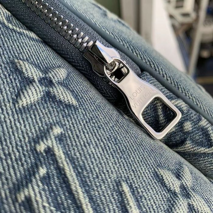 LOUIS VUITTON MONTSOURIS джинсовый рюкзак мужской унисекс портфель