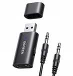 Adapter Audio UGREEN CM523, USB-A do Jack 3,5mm, Bluetooth 5.1 (czarny