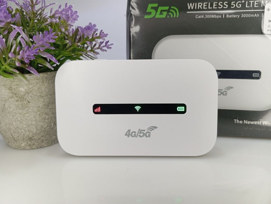 ‼️Портативний модем M6 з LED-дисплеєм 4G LTE роутер 3000mAh 300Mbps ‼️