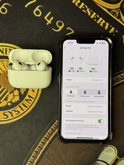 Навушники Apple Airpods Pro 2 з активним шумозаглушенням