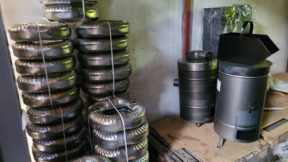 RURA PIECA PIECYKA KOZA kominowa dymowa 120 kolanko rozeta kominek 12c