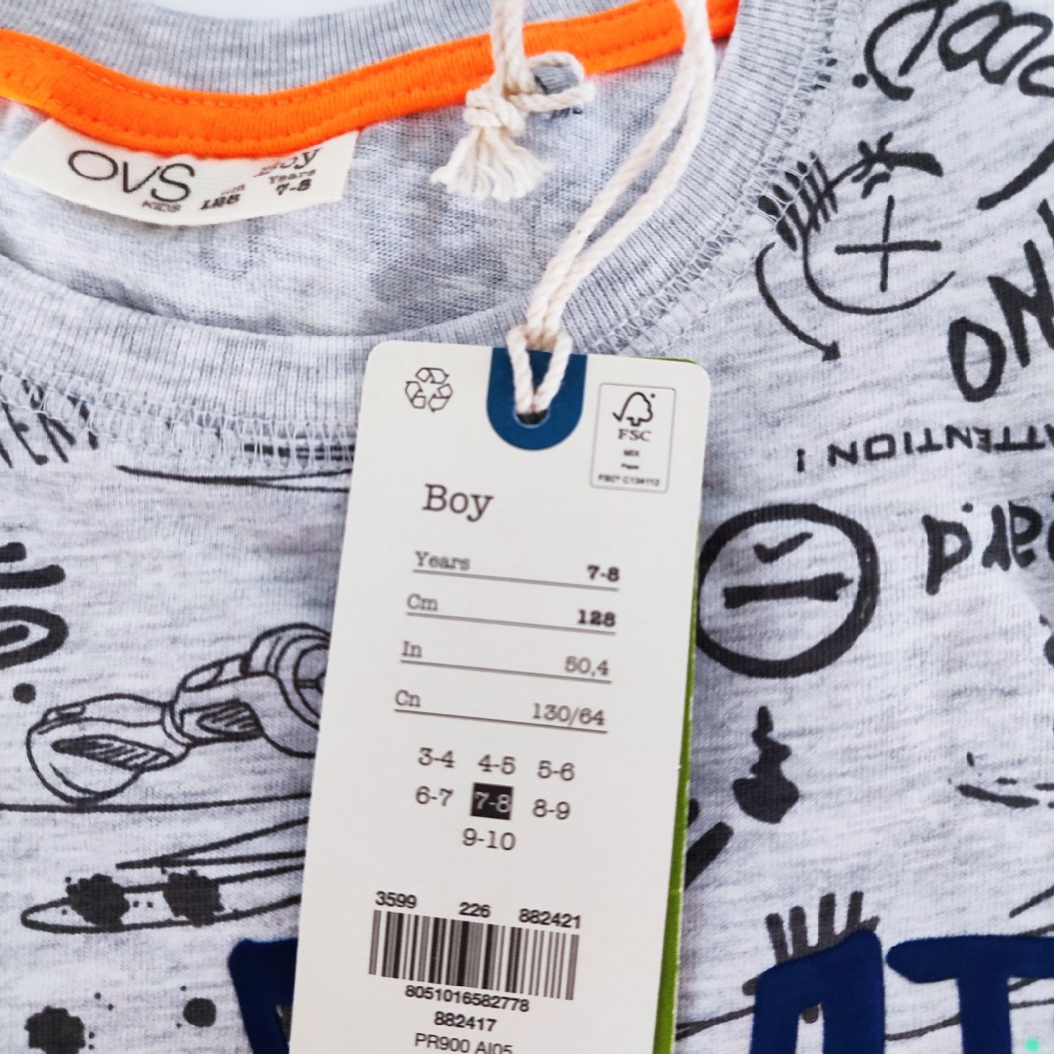 Komplet t-shirt i szorty OVS 128