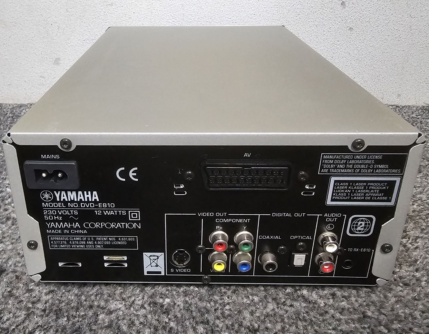 Odtwarzacz płyt Yamaha DVD-E810. Pianocraft. Wysyłka