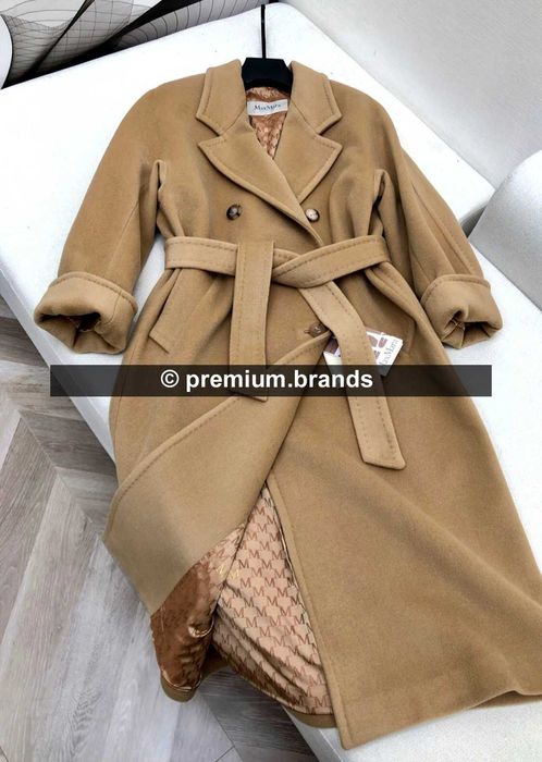 Płaszcz Max Mara 101801 Icon Coat wełna/kaszmir kolor Camel