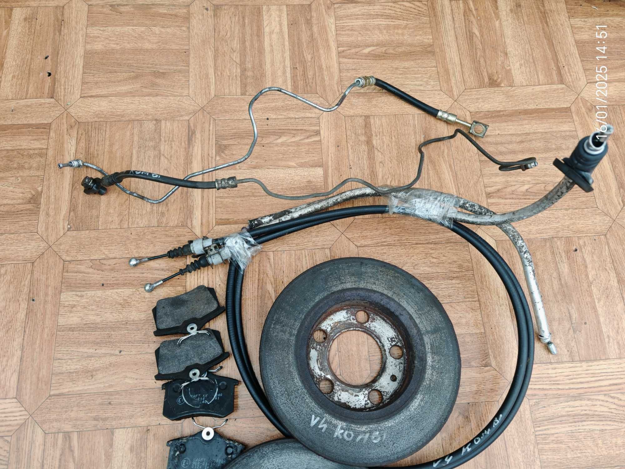 Volkswagen Golf IV Tarcze hamulcowe klocki przewody tył