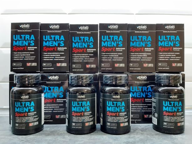 VpLab, Ultra Mens Sport (90 таб), мужские витамины, конкурент opti-men
