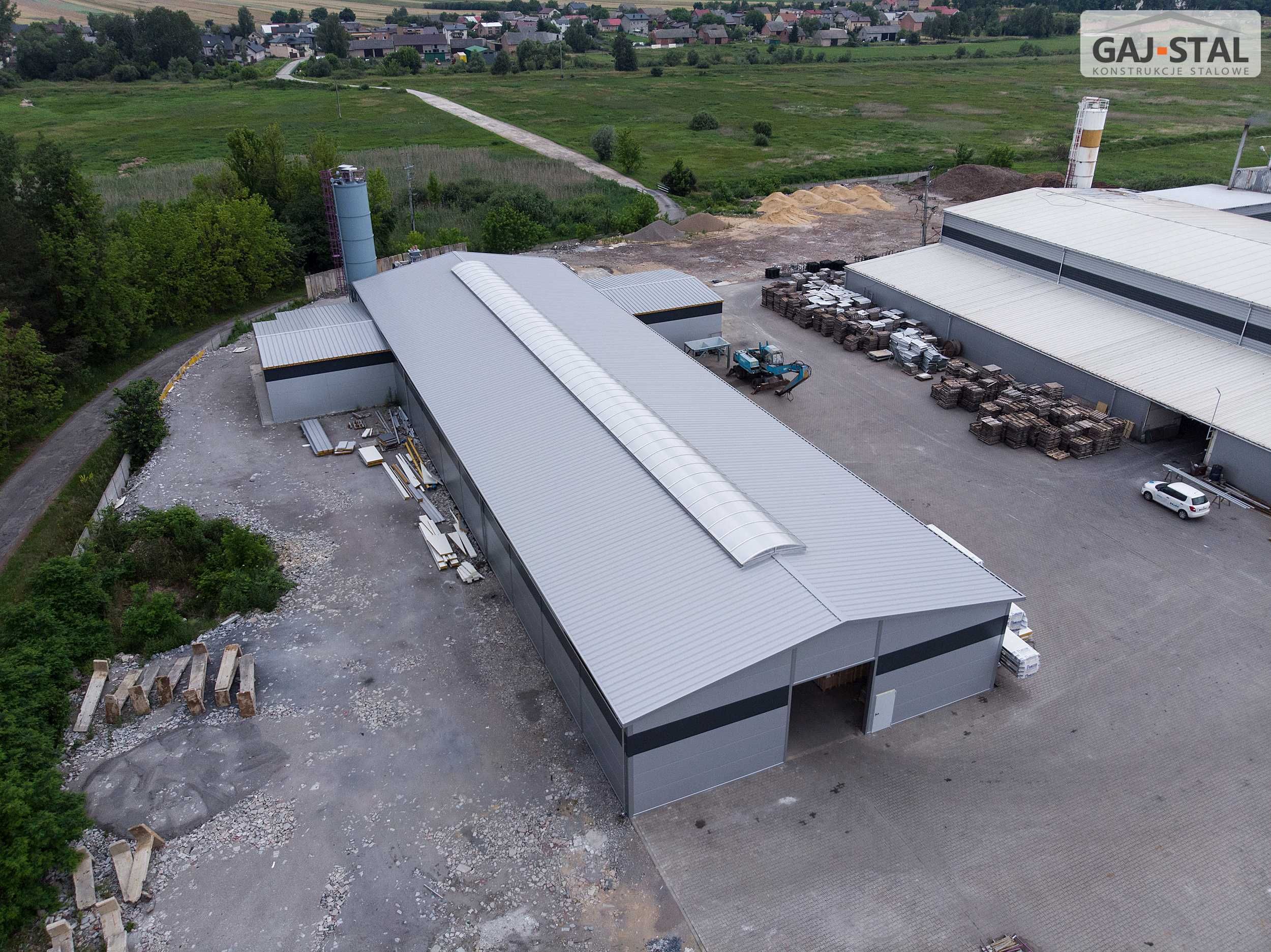 Hala magazynowa ocieplana Gaj-Stal 3000 m2 30x100x5