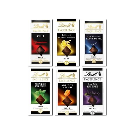 Шоколад Черный Lindt EXCELLENCE 13- видов. 100гр. Швейцария