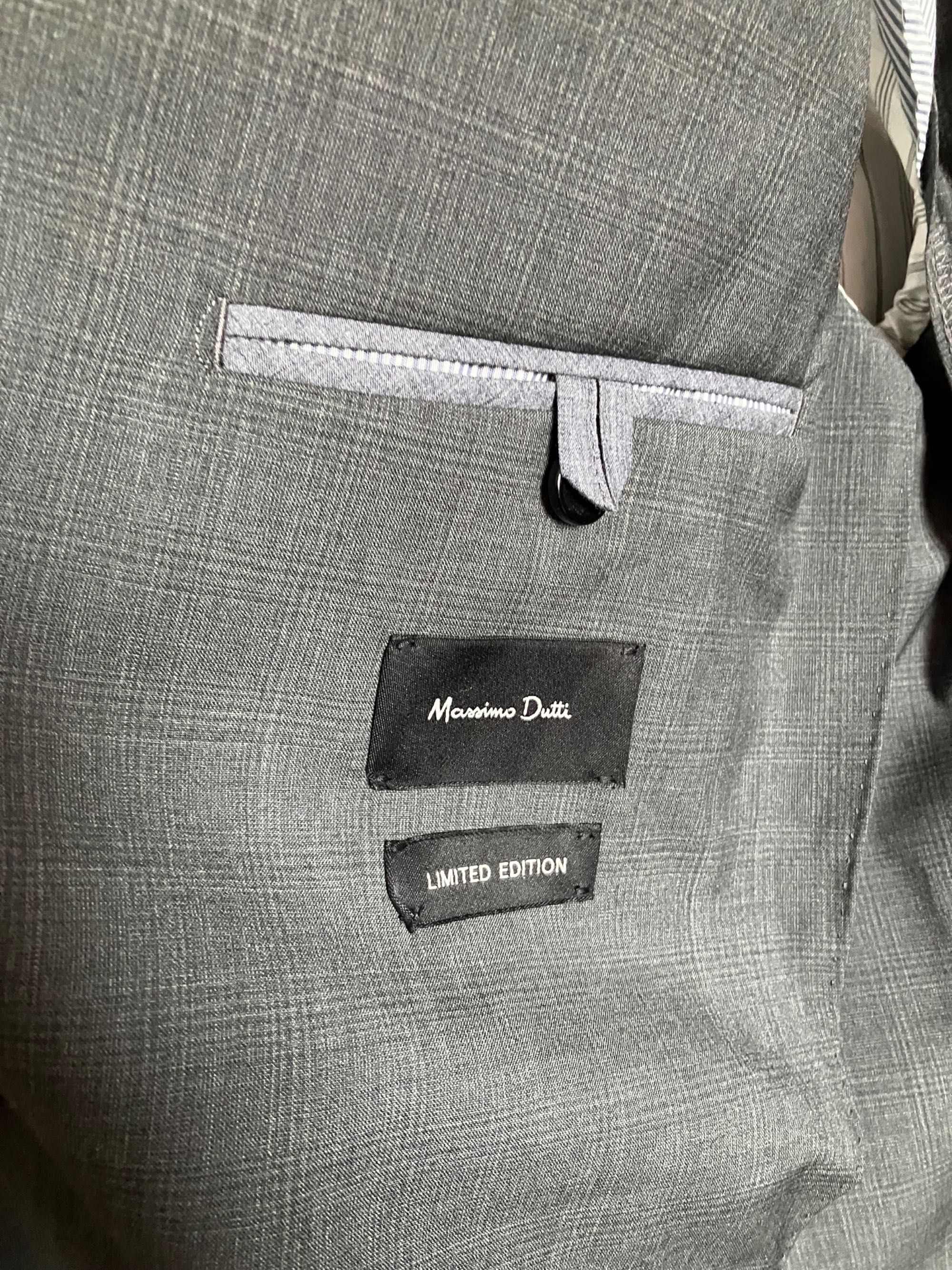 Męska marynarka długa Massimo Dutti