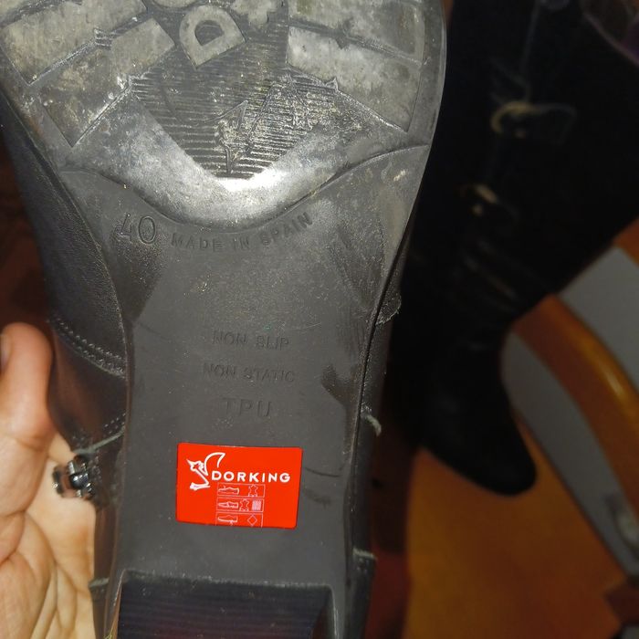 Bota alta de pele marca dorking n 40