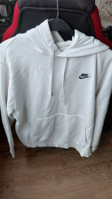 Белый худи Nike L