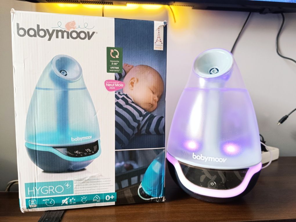 Nawilżacz lampka ultradźwiękowy babymoov hygro+