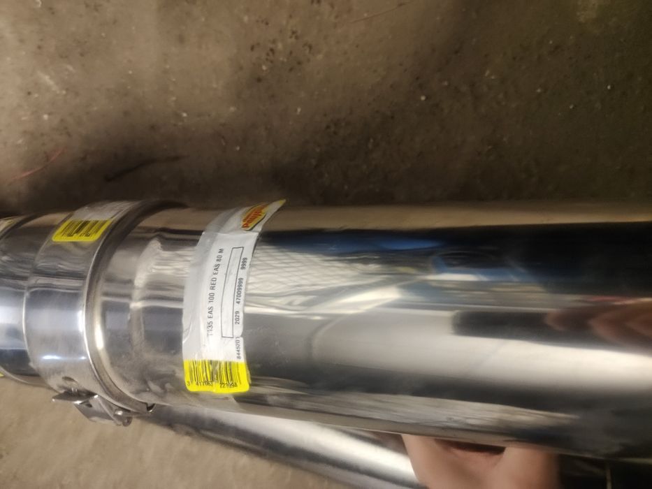 Rury kominowe kwas nastawne 100