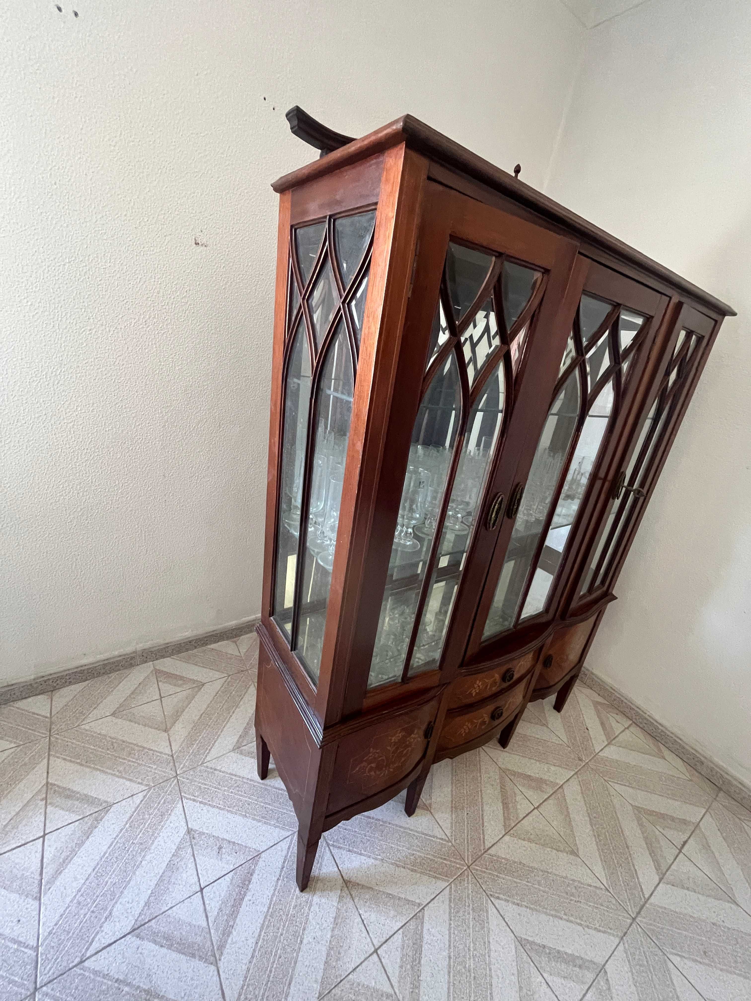 Móvel Cristaleira Vitrine Estilo D. Maria