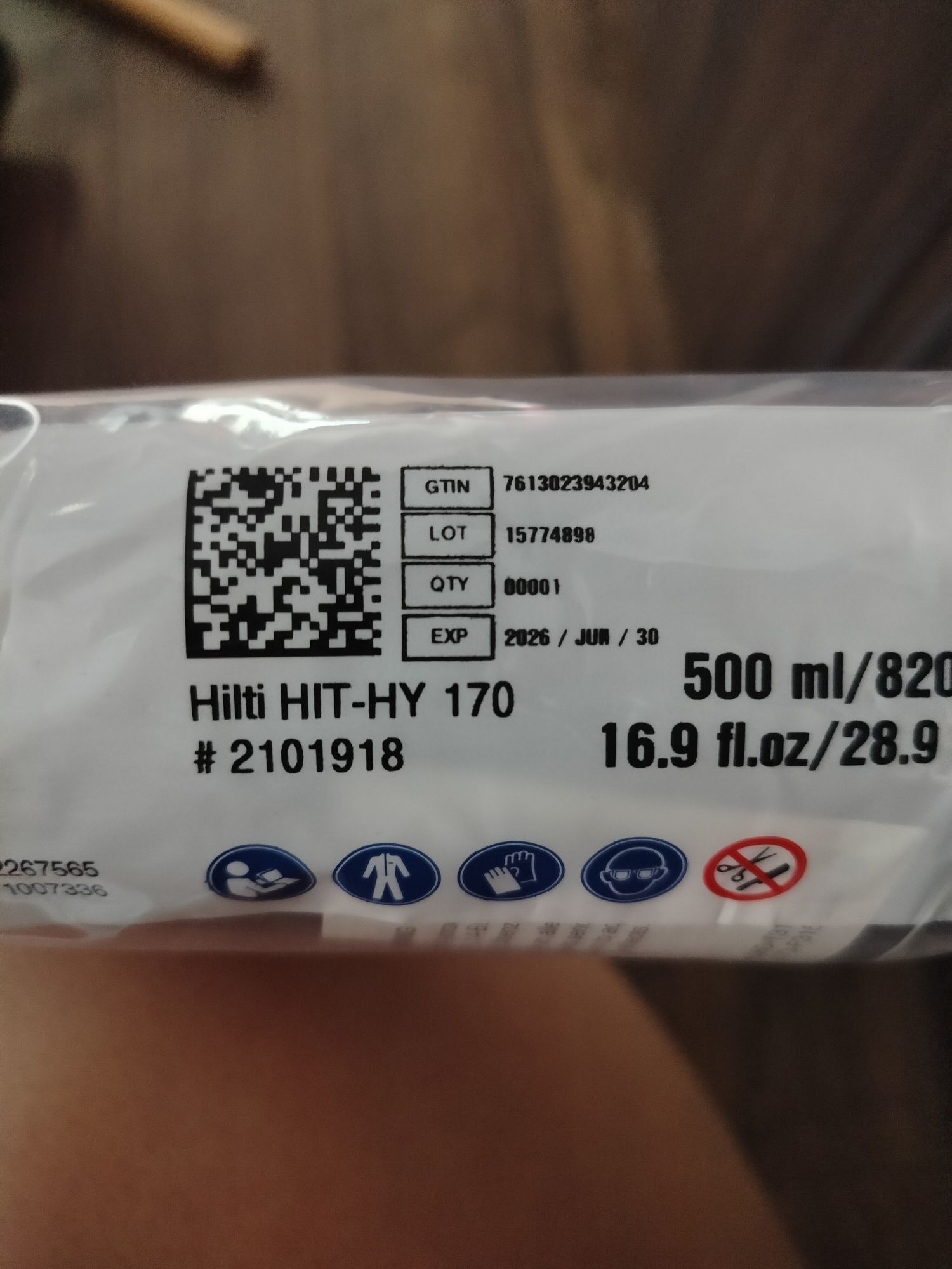 Kotwa Hilti Hy 170 27 sztuk