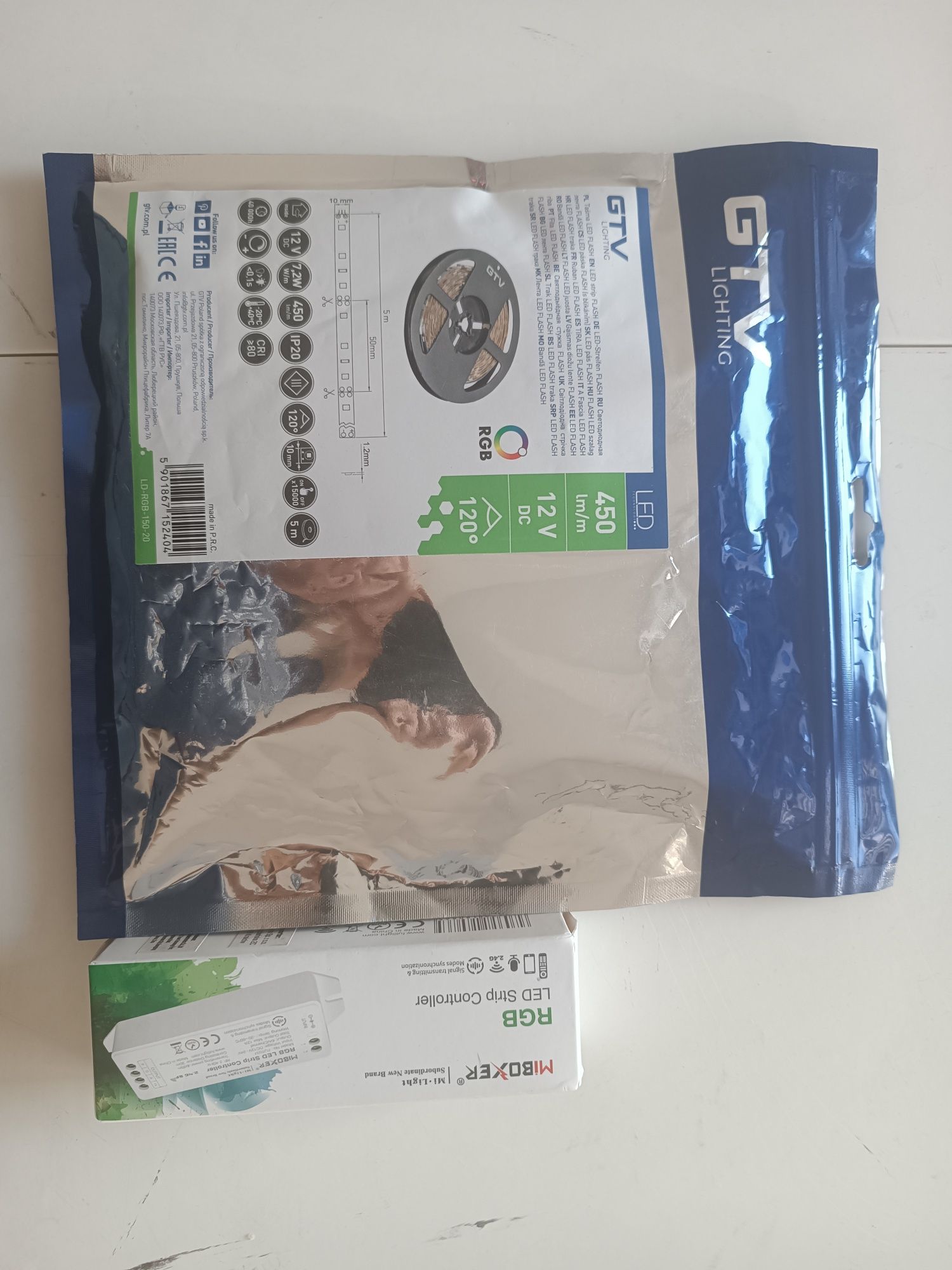 LED RGB i kontlorer