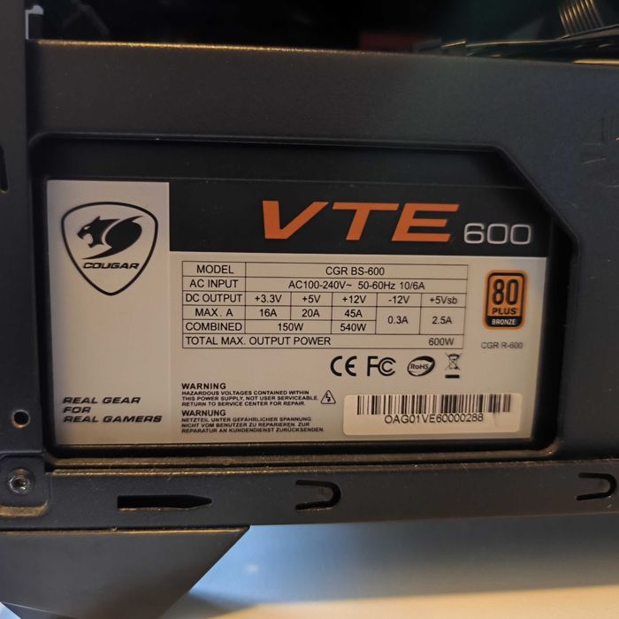 PC Desktop Gaming com Intel i5-9400F, EVGA GTX 1060 e 24GB RAM